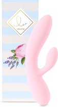 FeelzToys Lea - Rabbit Vibrator - Licht Roze