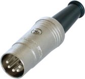 REAN NYS322 DIN 5-pins 180° (m) connector / metaal