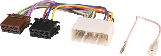 Connecteur de câble adaptateur ISO d'autoradio haut-parleur d'alimentation  faisceau de câblage d'autoradio