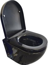 Sanifun Rimless hangtoilet Aldo Zwart Verkort