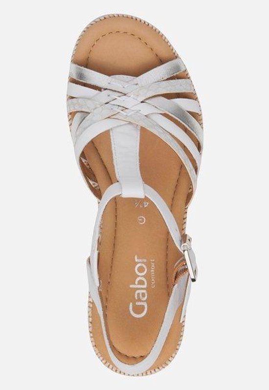 Gabor 62.759.50 Dames Sandalen Wit - Schoenen.nl