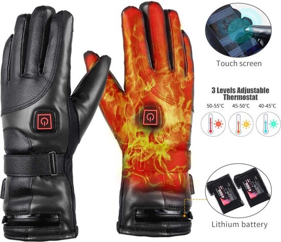 KW® Verwarmde Handschoen | Oplaadbare elektrische handschoenen | Ski handschoenen Verwarmde handschoenen Snowboardhandschoenen | Waterproof gloves | Ideaal voor buiten skiën, motorrijden, jagen