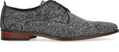Black label - Heren - Leren veterschoenen met stippen - Maat 43
