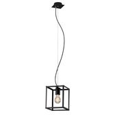Briloner Leuchten BOX  Hanglamp - 1 lichts - E27 - Staal - Zwart