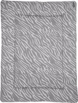 Meyco Zebra boxkleed - 77x97 cm - grijs
