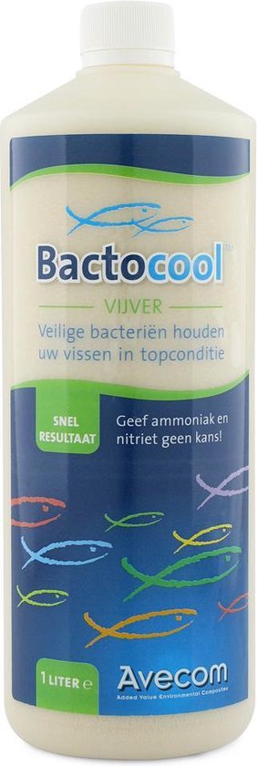 Bactocool® Vijver 1 Liter - levende en veilige vijver bacterien - geef ammoniak en nitriet geen kans! (vijverbacterien)