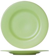 Inci Dessertborden Lichtgroen Mat D22.1cm   - Aardewerk - (Set van 6) En Yourkitchen E-kookboek - Heerlijke Smulrecepten