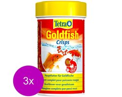 Tetra Visvoer Goldfish Crisps - Vissenvoer - 3 x 100 ml