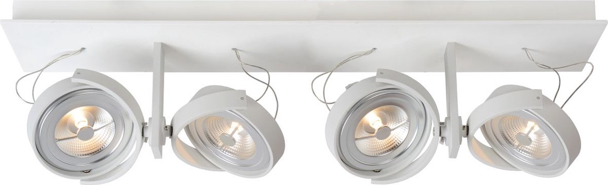 Lucide JASTER-LED - Spot plafond - LED - GU10 - 1x5W 2700K - Blanc