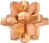 Afbeelding van het spelletje DW4Trading® 3D bamboo puzzel sneeuwvlok