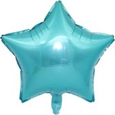 Étoile de ballon en aluminium| Bleu clair | 18 pouces | 45 cm | Produits DM