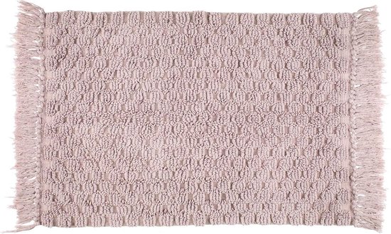 Lucy's Living Luxe badmat MIT Pink  – 50 x 80 cm  cm – roze - badkamer mat - badmatten -  badtextiel - wonen – accessoires