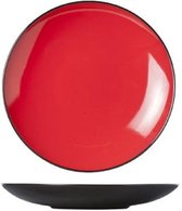 Finesse Red Dessertborden D21.5cm  - Aardewerk - (Set van 6) En Yourkitchen E-kookboek - Heerlijke Smulrecepten