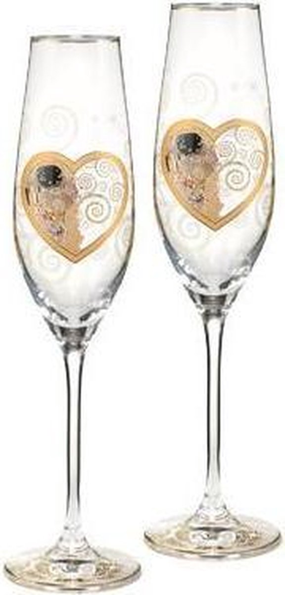 Goebel® - Heart Kiss - Champagne Glasses