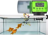 TZ® Automatische Visvoerautomaat | Visvoeder met LCD-display en timer voor aquarium | Voederapparaat | Pet feeder | Automatisch voeren eten geven | Visvoer aquarium met LCD-display