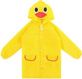 Premium Regenjas Kinderen - Jas - Poncho - Regenkleding - Regenpak - Eend - 3 tot 7 Jaar - Maat 98 tot en met 122