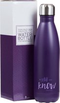 Waterfles Stainless Steel Be still and know