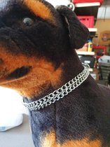 Halsband halfcheck metaal