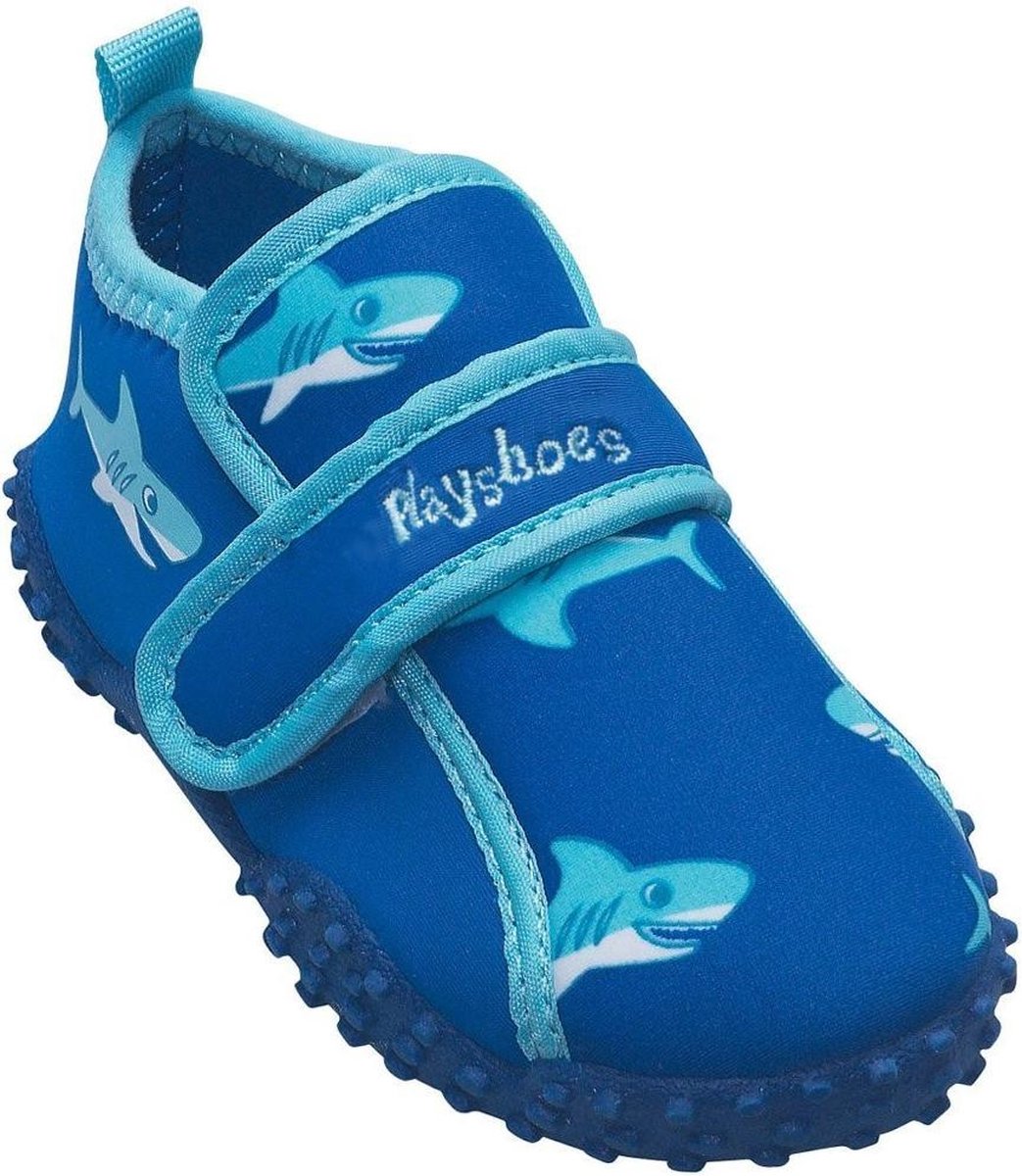Playshoes UV strandschoentjes Kinderen Shark - Blauw - Maat 20/21