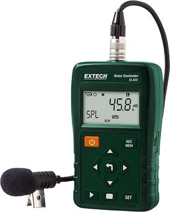 Extech SL400 geluidsmeter dosimeter – datalogger – usb interface
