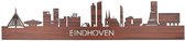 Skyline Eindhoven Palissander hout  - 120 cm - Woondecoratie design - Wanddecoratie met LED verlichting