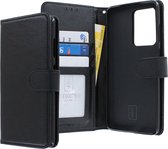 Housse Bookcase hoesje Samsung Galaxy S20 Ultra - CaseBoutique - Zwart uni - Similicuir