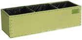 Greenware Plantenbak 3 vakken - Groen