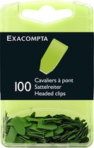 Doos met 100 kaartruitertjes - hoogte 8mm - breedte 5mm, Groen