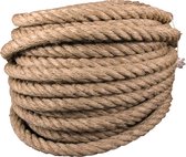 Geslagen manilla touw - 20 mm - 10 meter  - natuurlijk touw