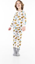Pyjama avec Bulldozer - 100% Katoen - Super Confortable