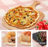 Pizza steen - steen voor pizza pizza bakken - premium kwaliteit – oven – barbecue – BBQ pizza