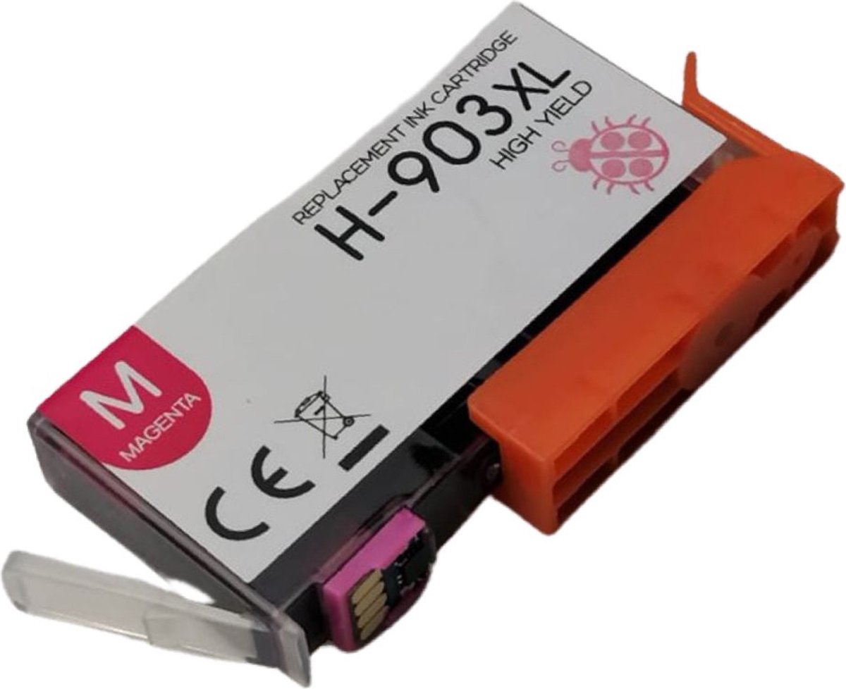 Inktplace Huismerk H 903XL Cartridge Magenta / Rood geschikt voor HP