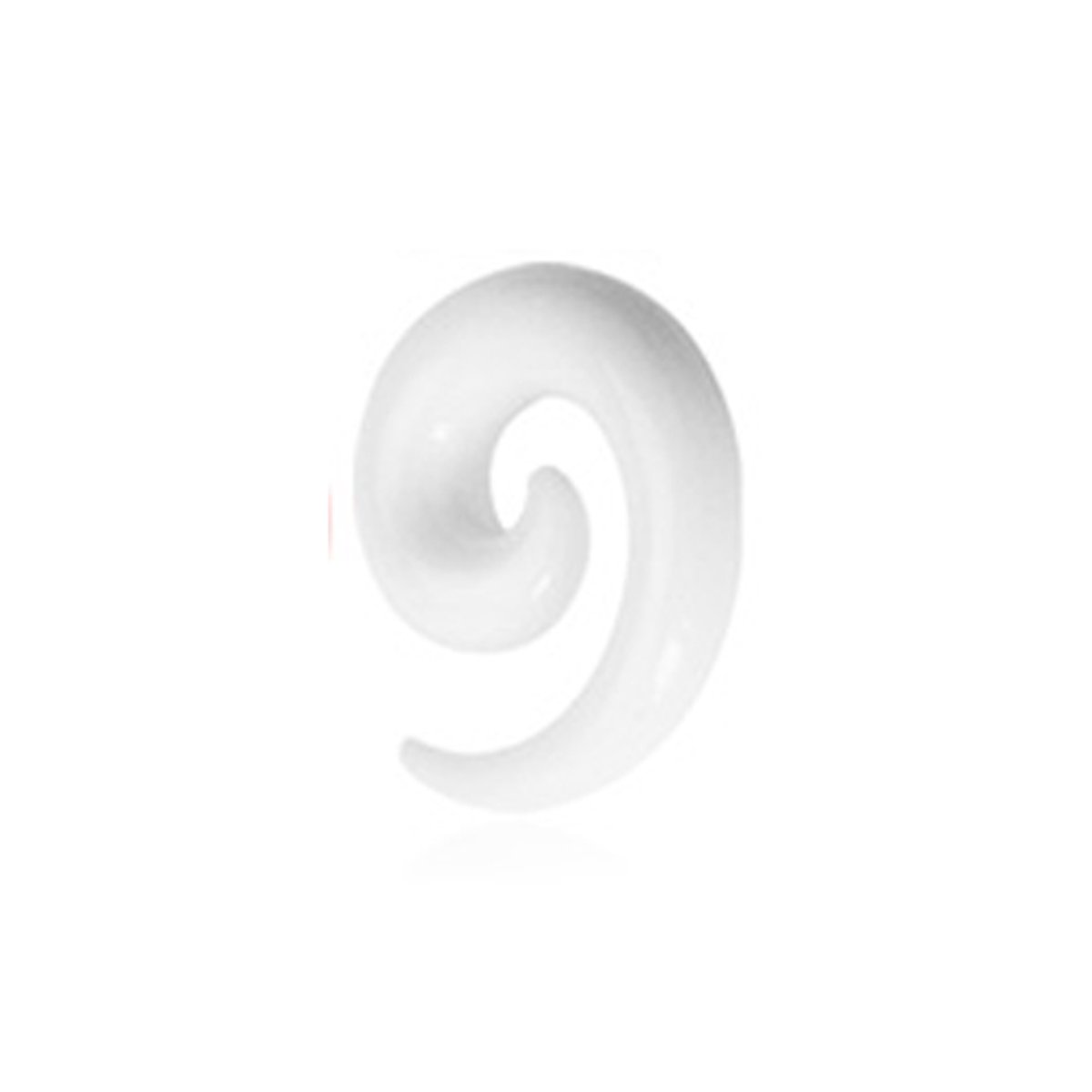 4 mm spiraal wit