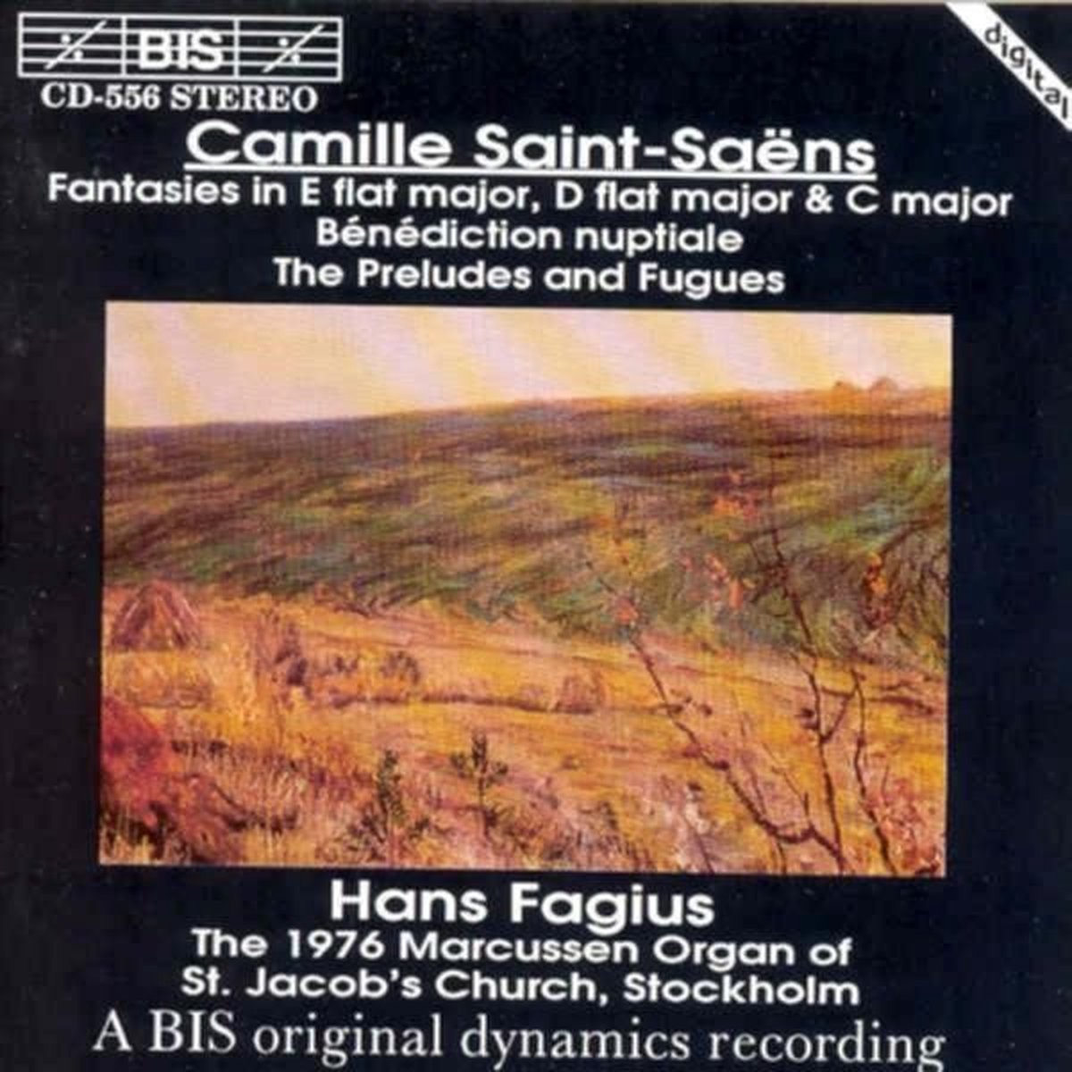 Hans Fagius - Saint-Saëns: Fantasy In E Flat Major (CD)