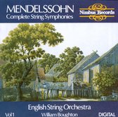 English String Orchestra, William Boughton - Mendelssohn: Complete String Symphonies Vol. 1 (CD)