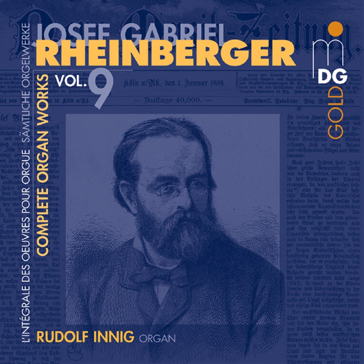 Rudolf Innig - Rheinberger: Complete Organ Works Vol. 9 (CD)