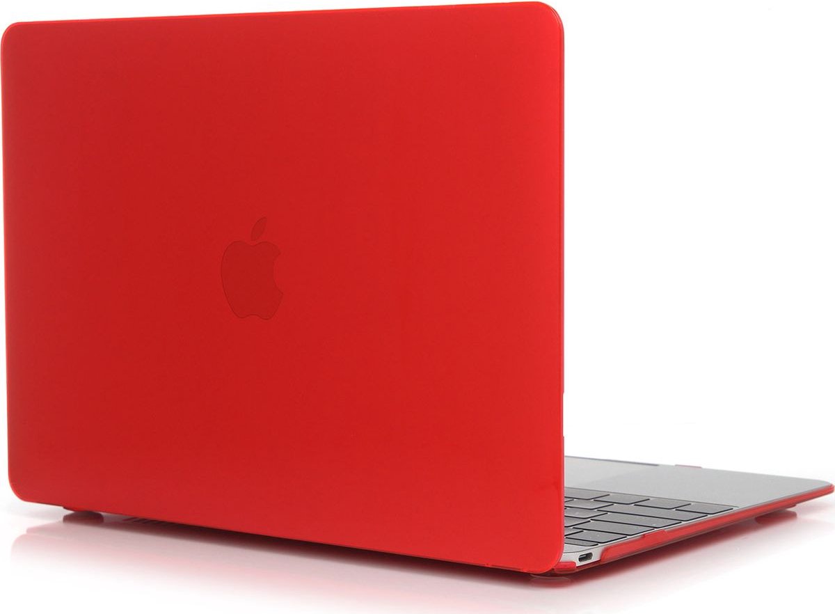 Mobigear Laptophoes geschikt voor Apple MacBook Pro 14 Inch (2021-2024) Hoes Hardshell Laptopcover MacBook Case | Mobigear Glossy - Rood - Model A2442 / A2779 / A2918 / A2992 / A3401