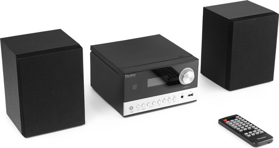 Stereo set met CD speler en radio - Audizio Toulon - Bluetooth en mp3  speler - Losse... | bol.com