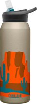 CamelBak Eddy+ Vacuum Insulated Drinkfles - 0,75 L - Dubbelwandige Isolatie - 100% Lekvrij - Voor Fietsers - BPA-vrij - Vaatwasserbestendig - Waterfles - Voor Koude Dranken - Deep Desert