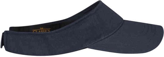 Visor navy - Curved Cap Flexfit bol Blauw size one - | Visor/zonneklep