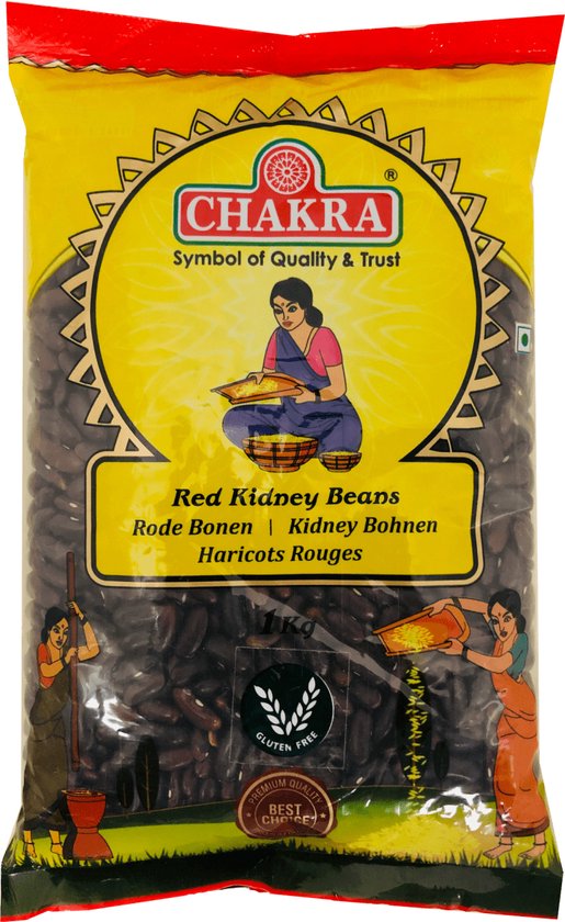Chakra - Rode Bonen - Red Kidney Beans - 3x 1 kg