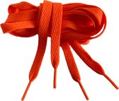 Lacet Lacy - Oranje - Plat - 130 cm de long x 10 mm de large - Onefashion