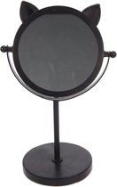 Tafelspiegel Kat zwart 19,5x13x30cm