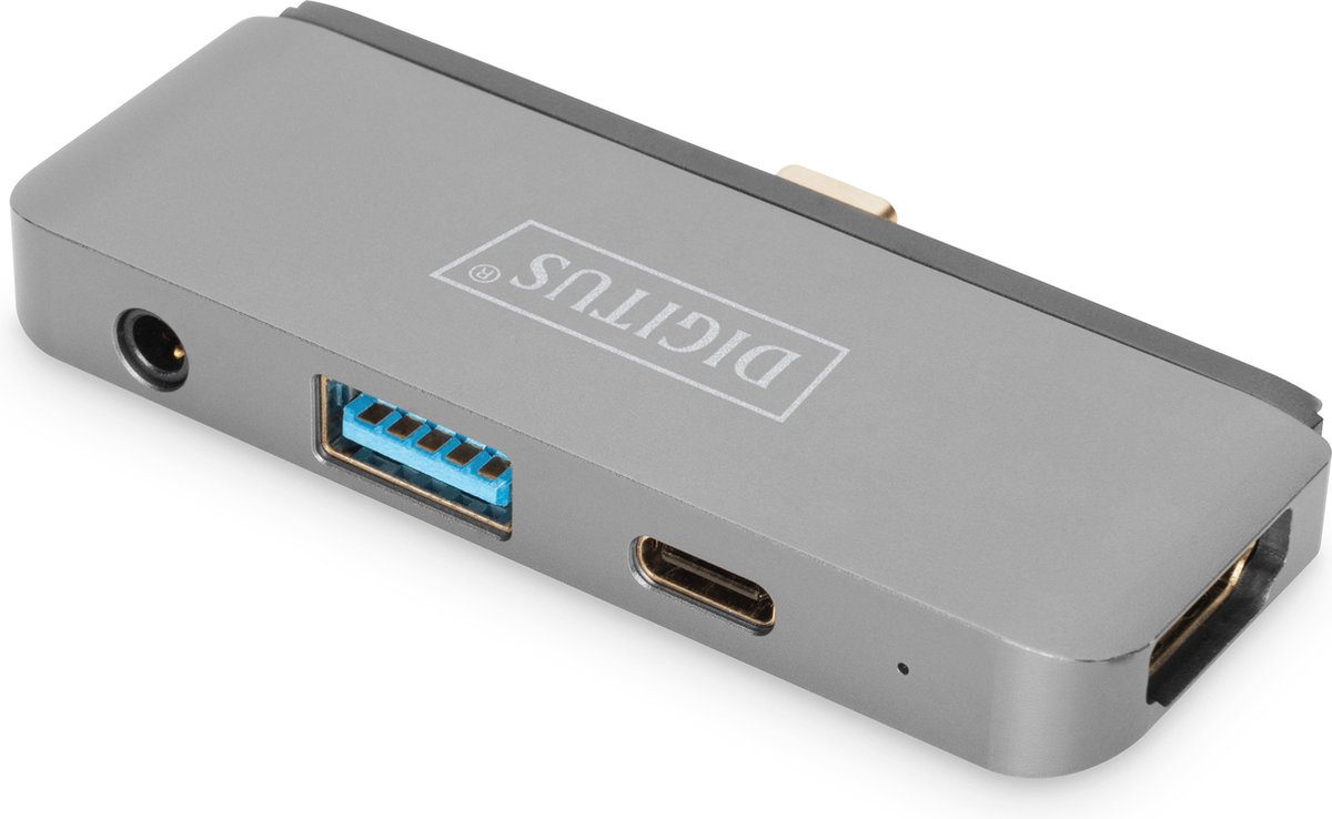 DIGITUS USB-C Mobile Dock,4Port,4K/30Hz HDMI/USB-4/PD/Audio