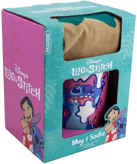 Lilo & Stitch - Stitch Mok en Lilo Sokken Geschenkset