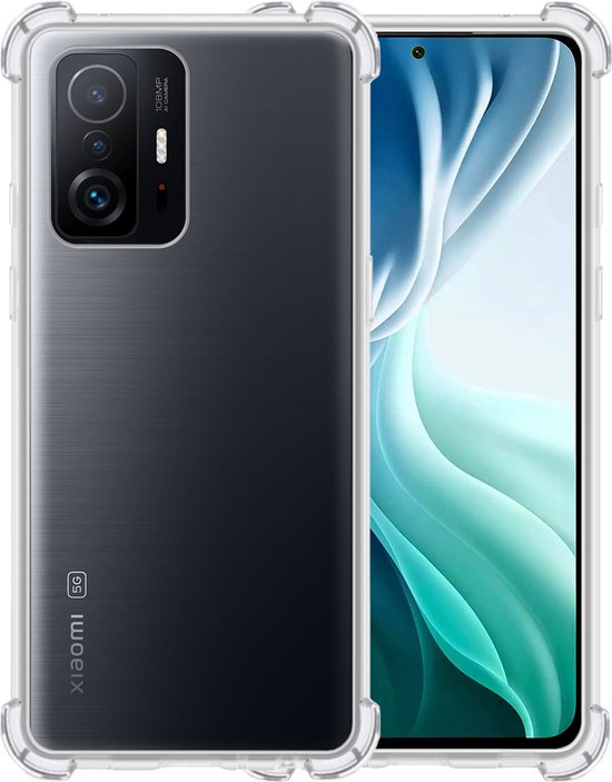 Xiaomi 11T Pro Case Siliconen Case Shock Proof Cover - Xiaomi 11T Pro Case Cover Case Siliconen - Transparent