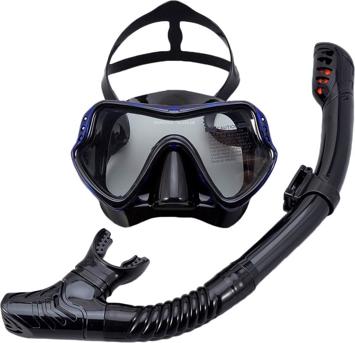 Masque de plongée professionnel avec tuba et lunettes de plongée