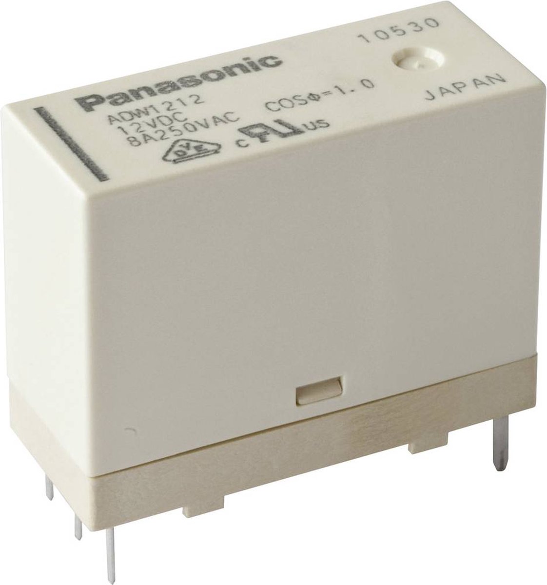 Panasonic ADW1212HLW Printrelais 12 V/DC 16 A 1x NO 1 stuk(s)