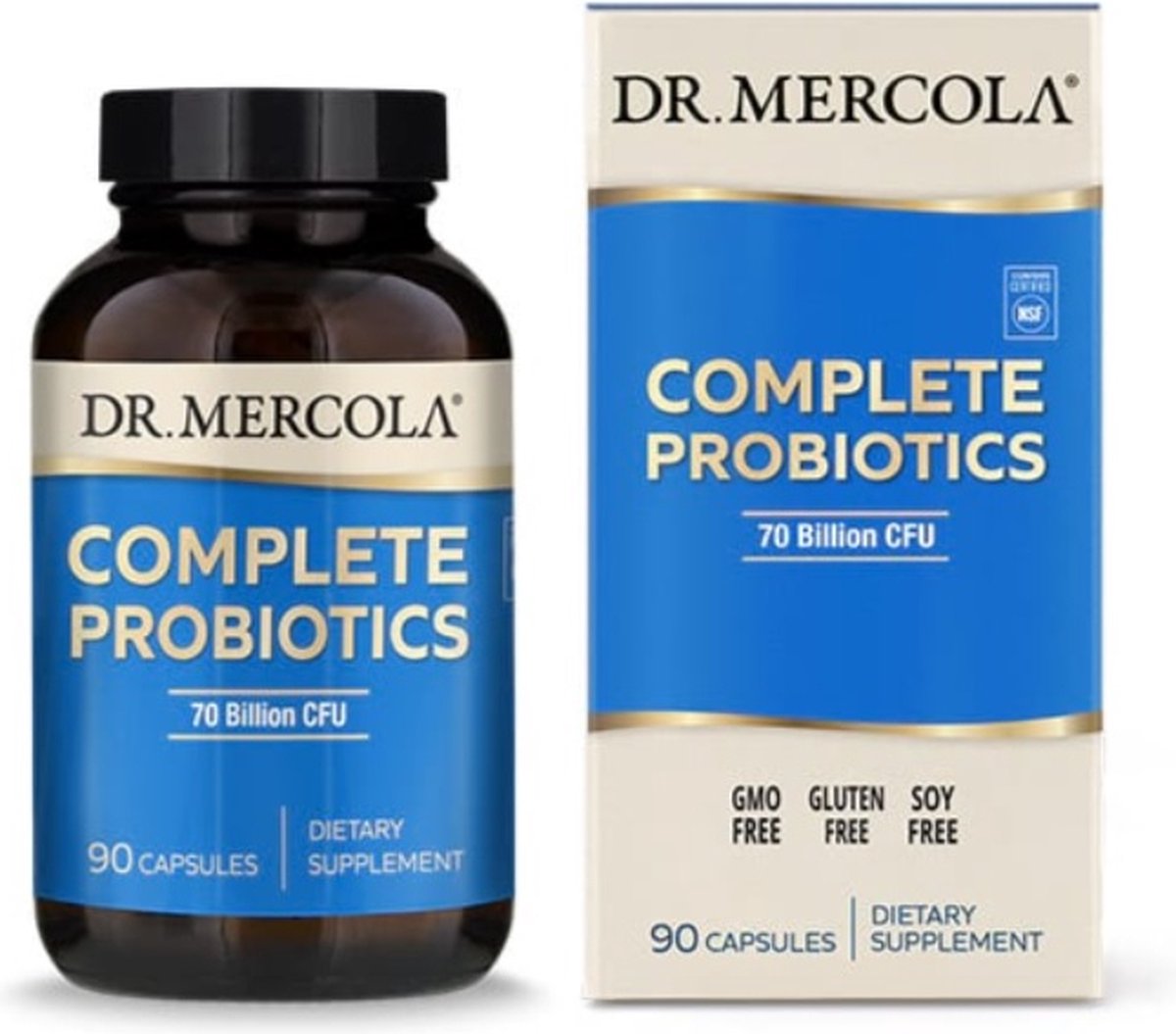 Goedkoopste Dr. Mercola - Complete Probiotics - 70 miljard CFU's - 90 capsules - Voedingssupplement - Probiotica