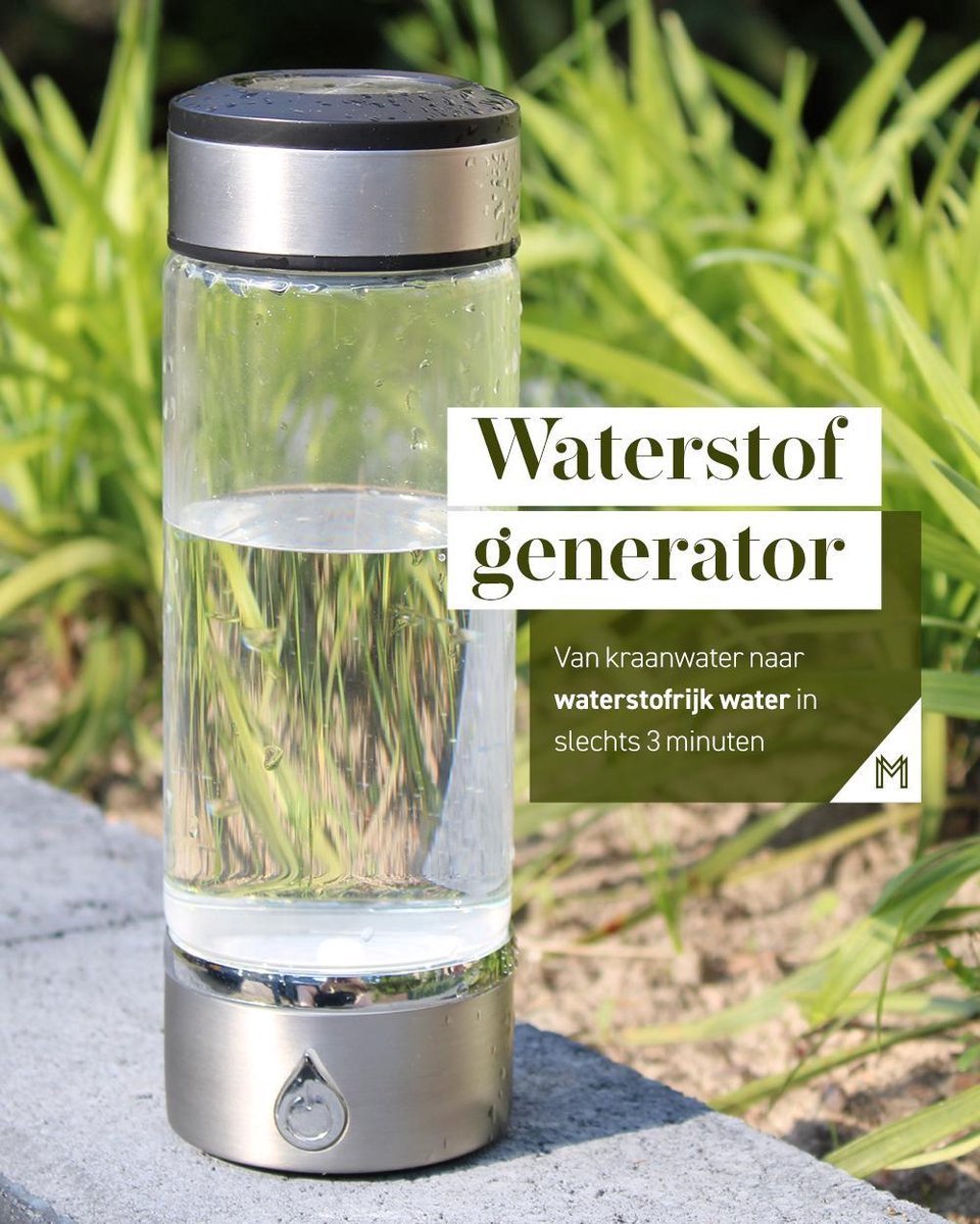 Générateur d'eau D'hydrogène, 450ML Machine à Eau à Hydrogène Portable Rechargeable Améliorant Qualité de l'Eau en 3 Minutes Bouteille d'Hydrogène Adaptée pour la Maison, le Bureau et les Voyages